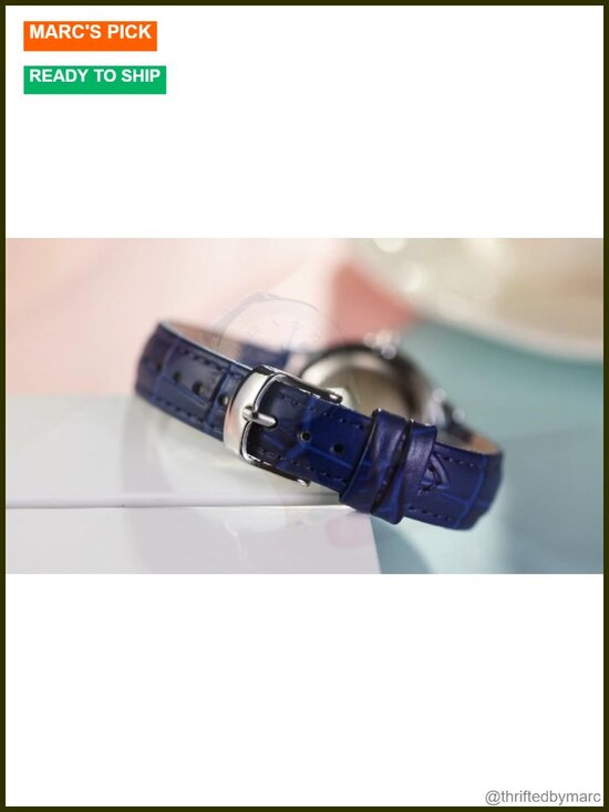 Classic Easy Read Watch with Genuine Leather Band Calendar Ladies Watch main image 4